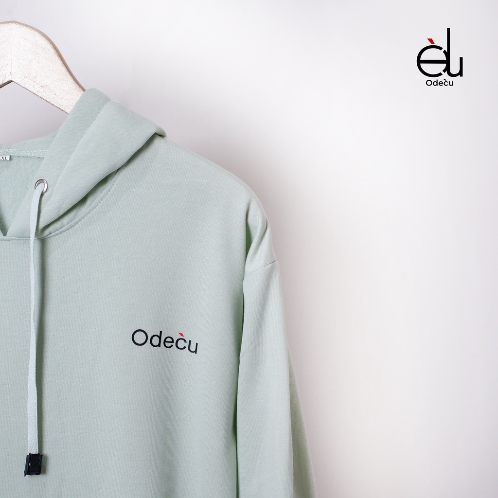 ODECU HOODIE MINT SWEATER OVERSIZE WANITA PRIA