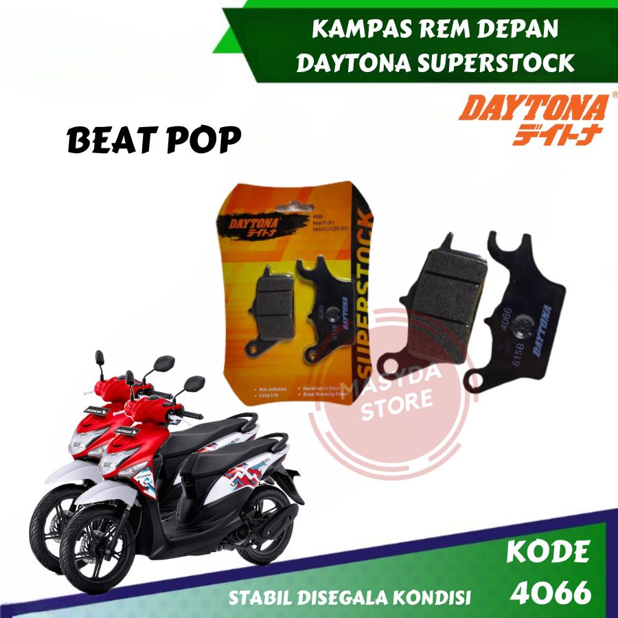 KAMPAS REM DEPAN BEAT POP DAYTONA SUPERSTOCK 4066
