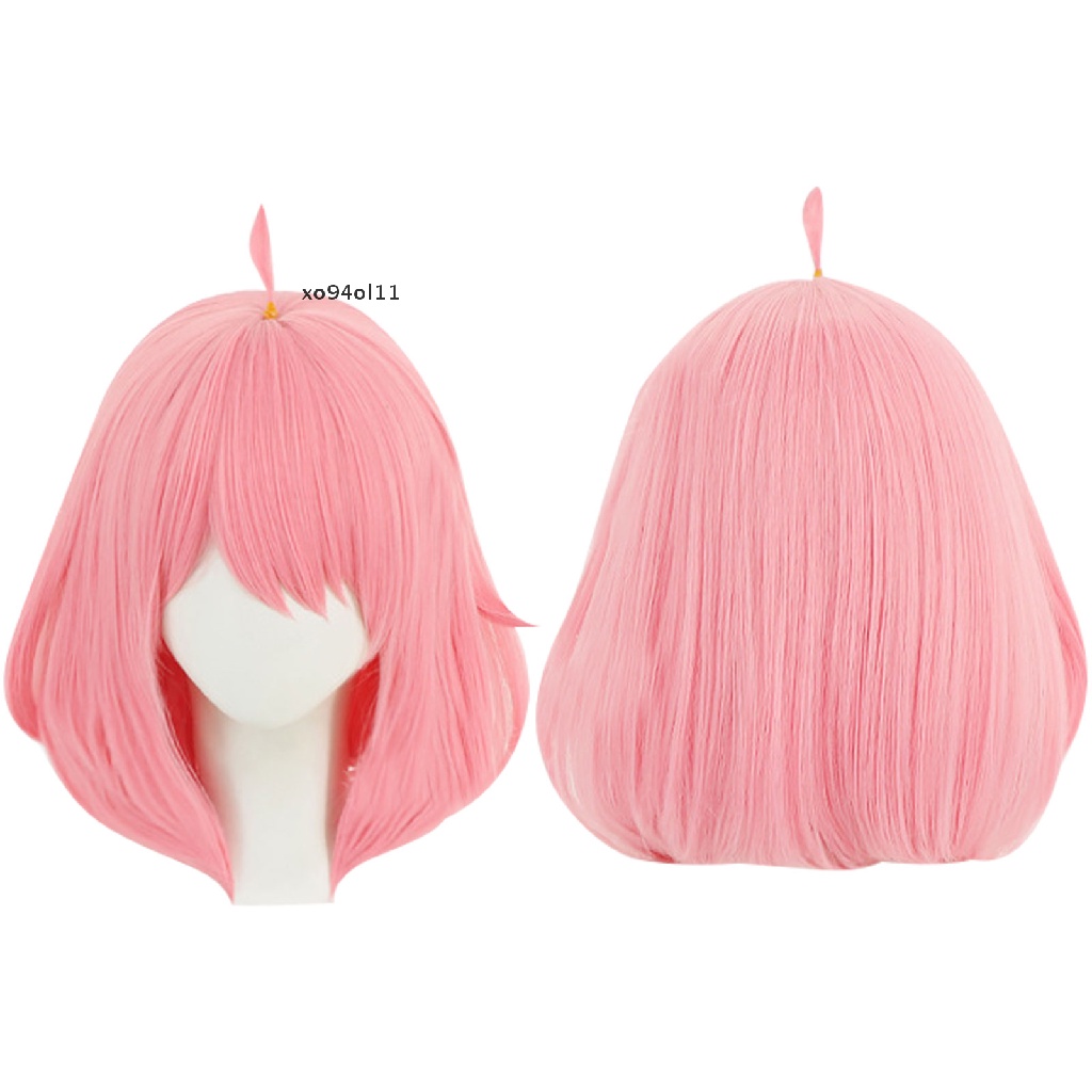 Xo Anya Forger Wig / Rambut Palsu Model Panjang Keriting Untuk Kostum Cosplay / Pesta Halloween