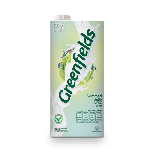 

GREENFIELDS UHT HI-CALCIUM SKIMMED 1 LITER - SUSU