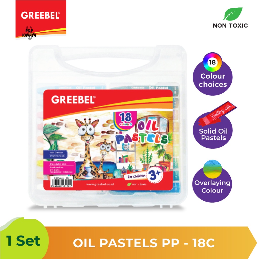

Crayon/Oil Pastels Greebel 18W/24W/36W/48W/55W