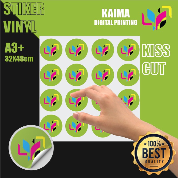 

CETAK STIKER VYNIL A3+ DESIGN CUSTOM MURAH