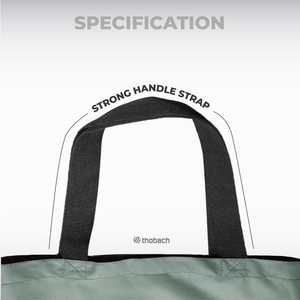 THOBACH-TOTE BAG CORDURA LOGO 3 TAS JINGJING