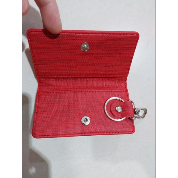dompet Honda motif lurik Kulit sintetis (lipat 2)