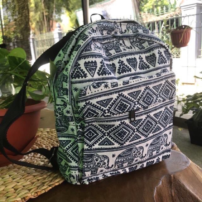 Tas Ransel Kanvas Mini