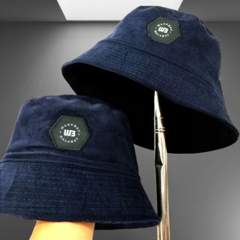 Topi bucket pria wanita- bucket hat korduroy-bucket distro