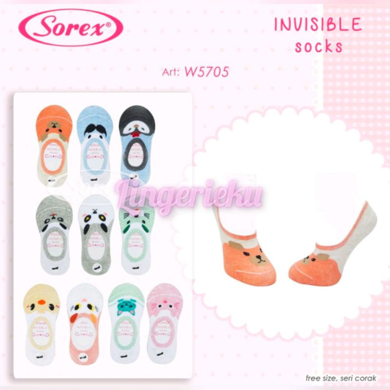 Kaos Kaki Wanita Gambar Lucu Lucu Imut Bawah Mata Kaki Sorex W 5705