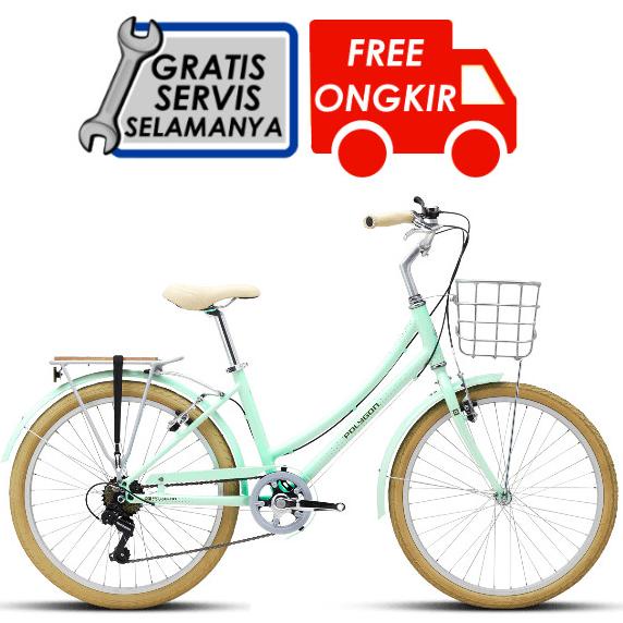 Sepeda Keranjang - Sepeda Polygon Claire 24