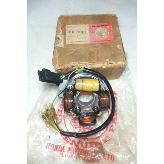 spul spull assy honda cb100 cb100n cb 100 k3 k5 gl100 gl125 platina stator comp japan original nos
