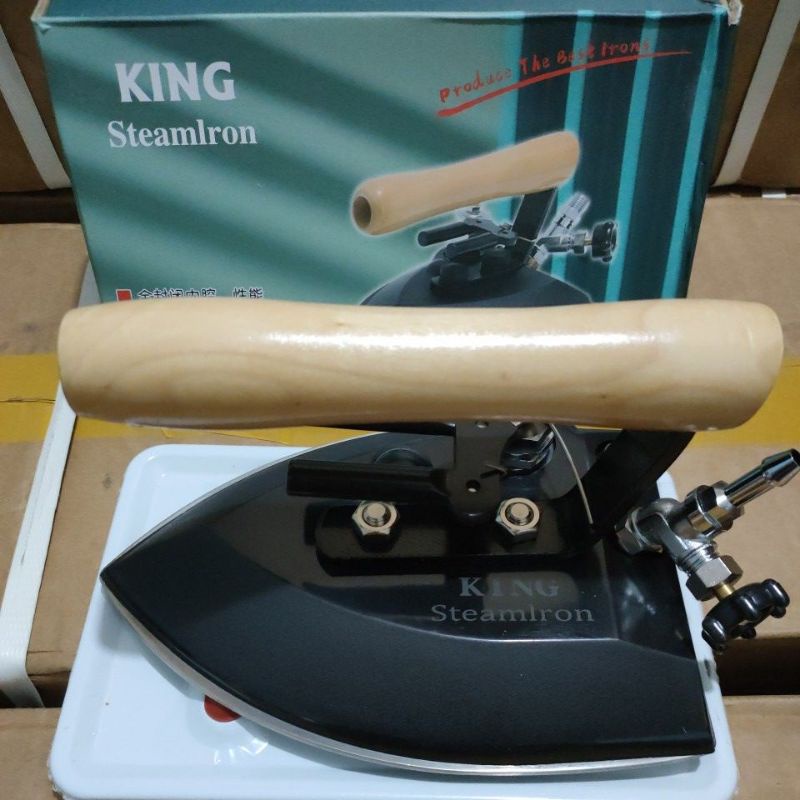 KING Kepala Setrika Uap Boiler Laundry / Gosokan Uap Boiler Laundry 56 Lubang