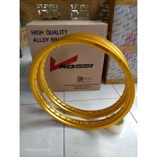 Velg Rossi ring 18 uk 160/160 warna gold