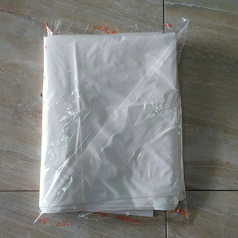 Plastik putih susu 60 x 100 cm/kantong plastik sampah putih susu
