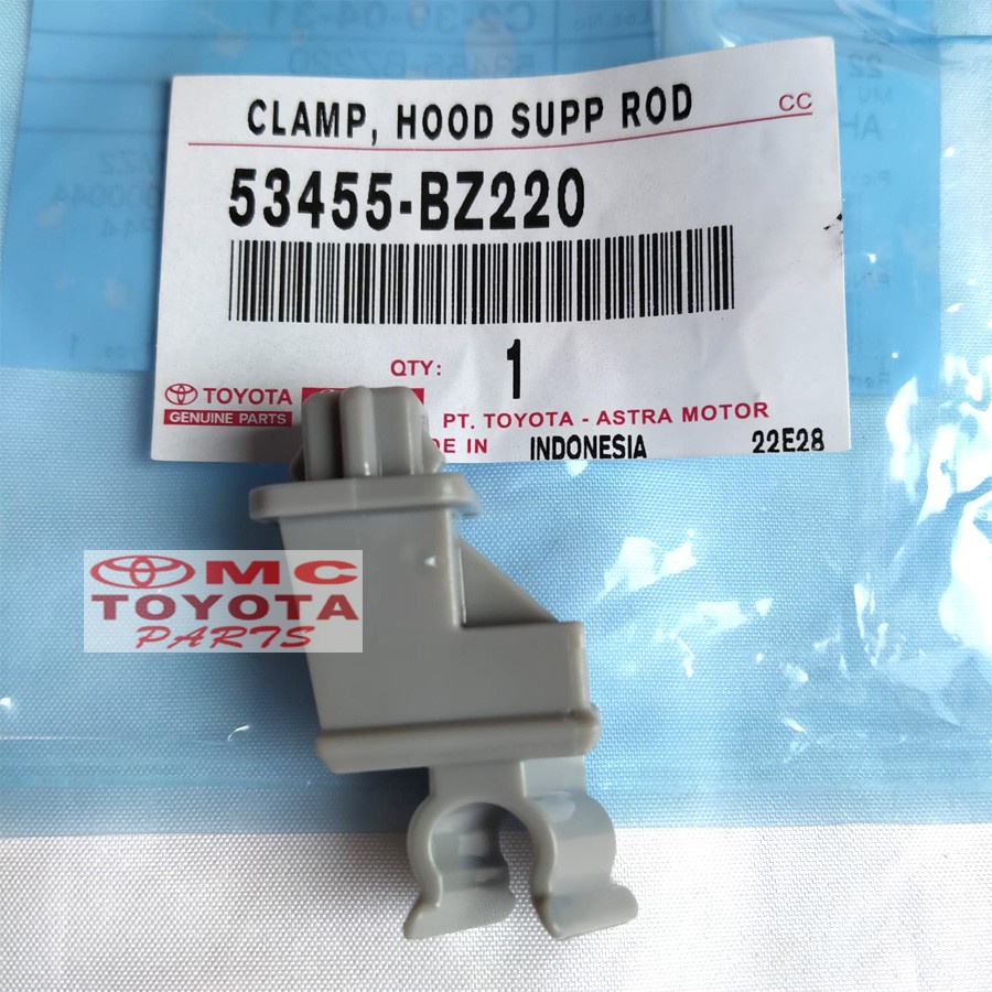 Klip Clip Clamp Hood Stang Kap Mesin Rush Terios New 53455-BZ220