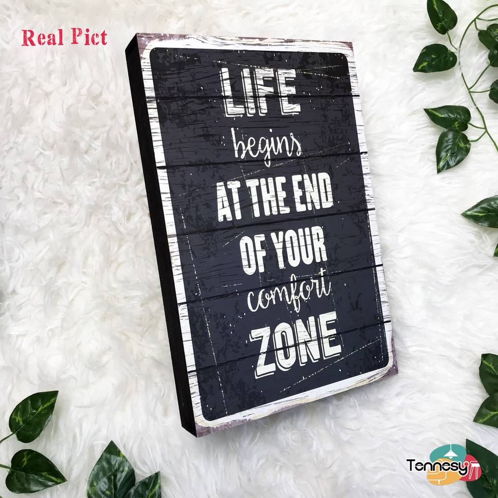 TENNESY HIASAN BINGKAI FRAME ALBUM GAMBAR KATA MOTIVASI QUOTE LIFE PICTBOX 20x30CM QUOTE KATA MOTIVASI DEKORASI DINDING KAMAR TIDUR