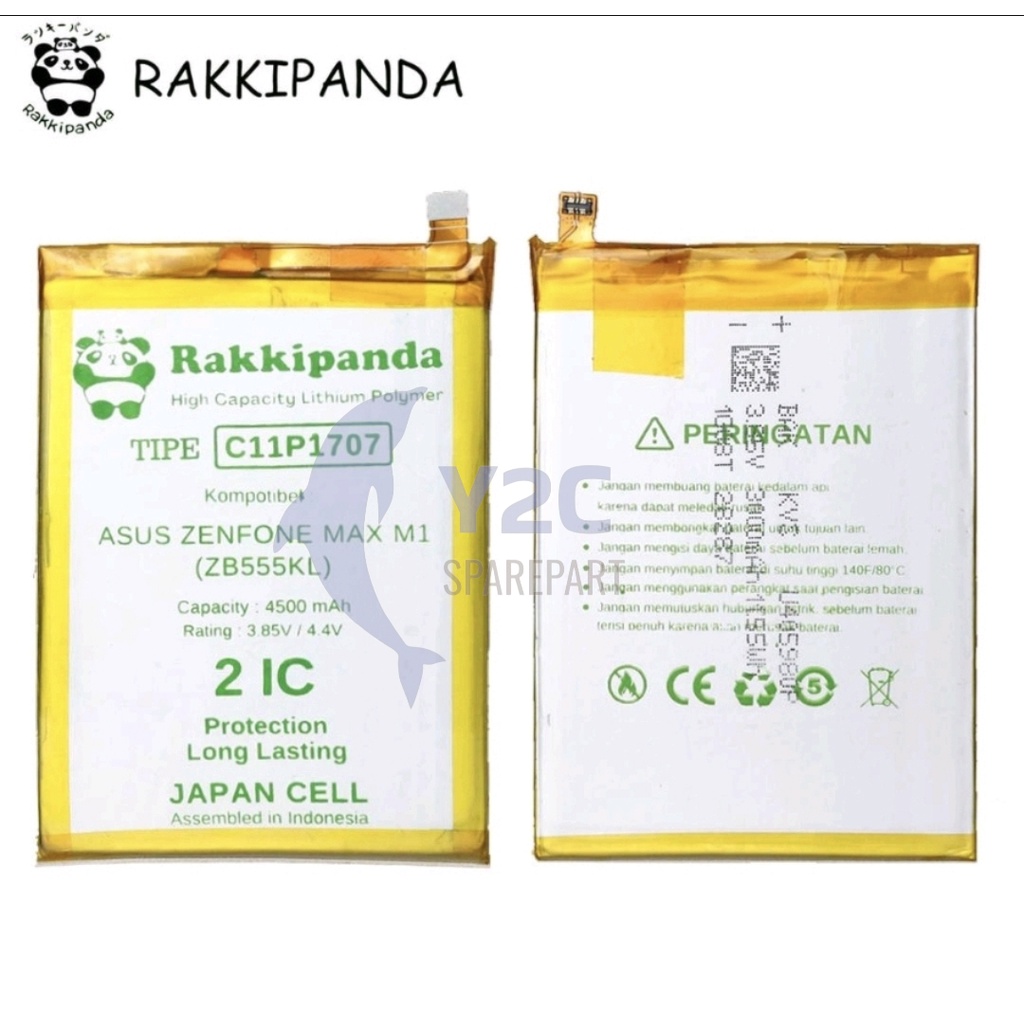 RAKKIPANDA C11P1707 ASUS ZENFONE MAX M1 / ZB555KL / BATERAI BATRE BATERE BATRAI BATREI DOUBLE POWER