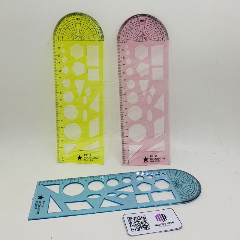 

Mistar Penggaris Geometri Kode 1111 Isi 24 Pcs