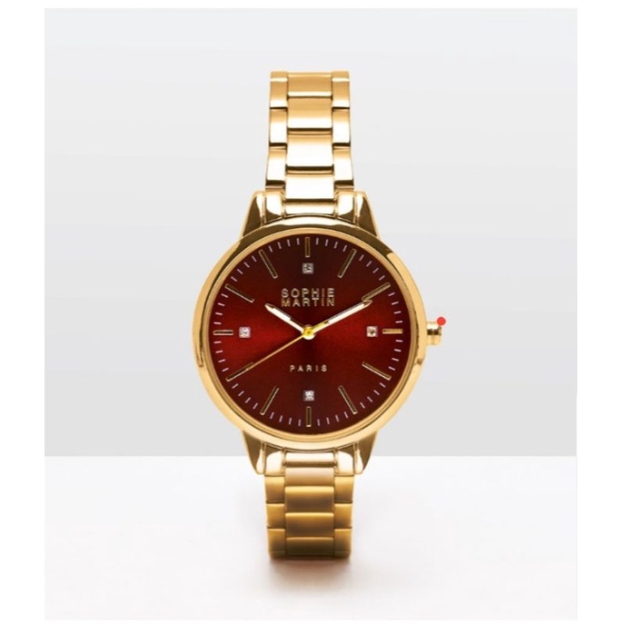 SOPHIE MARTIN Jam Tangan Wanita Carlotta Gold Sophie Martin Paris