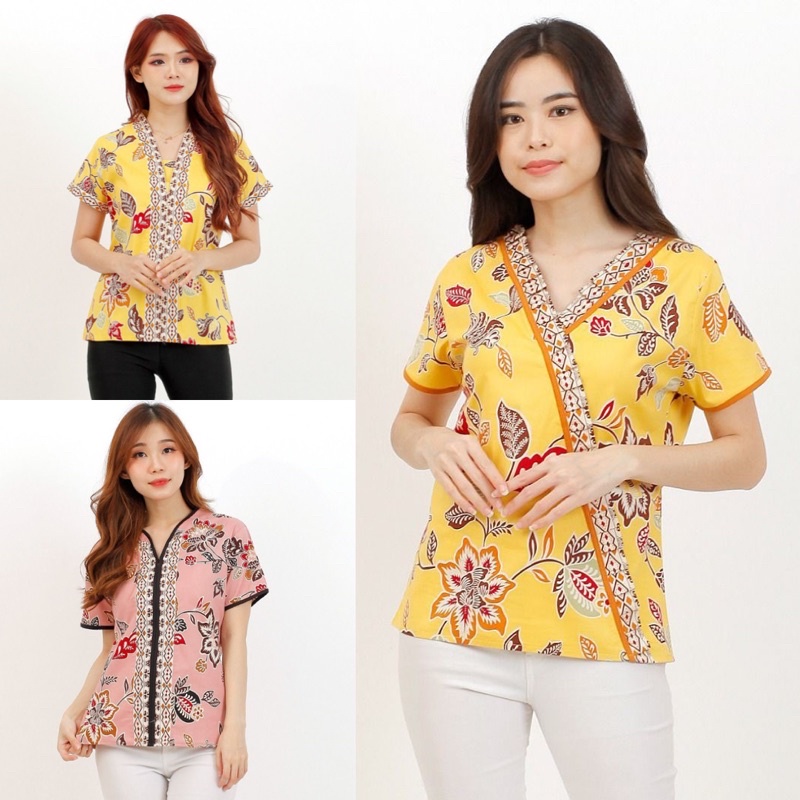 Atasan Batik BV RA-19A/ BA-319A/ SA-13G/ Blouse Batik Wanita