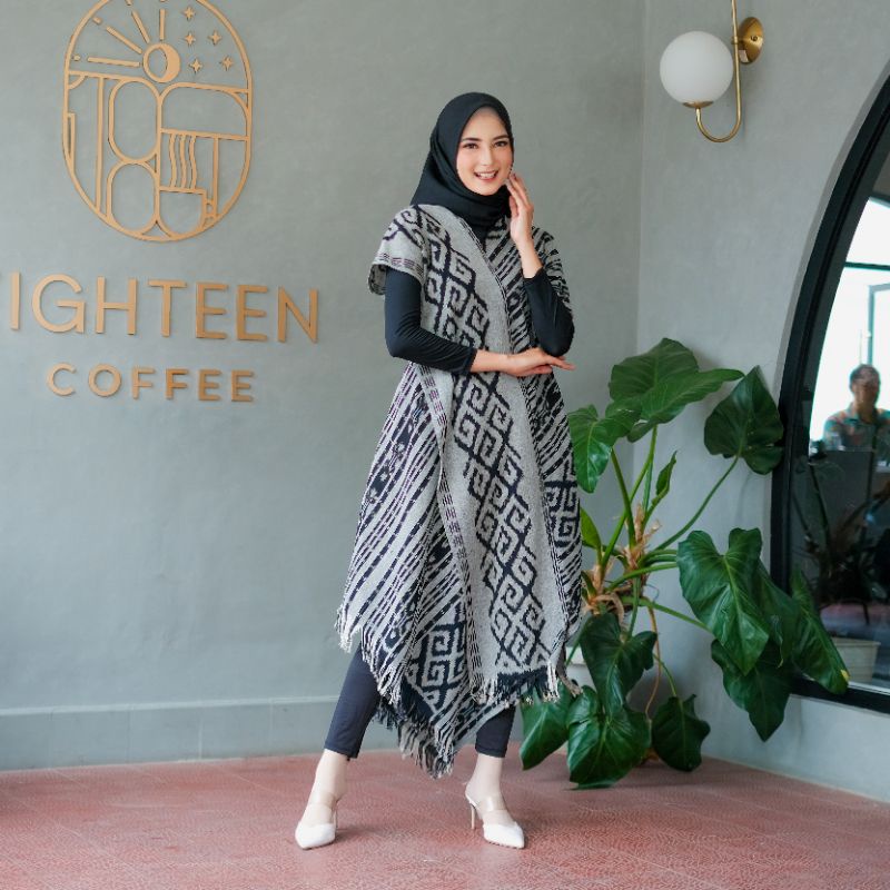 Menik tenun dress tenun blanket asli tenun cantik.