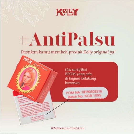 ♥️Nafris♥️Kelly Lemon Soap 15gr 25gr 75gr|Kelly Pearl Cream 5gr|Sabun Muka Kelly|Cream Kelly|Bpom
