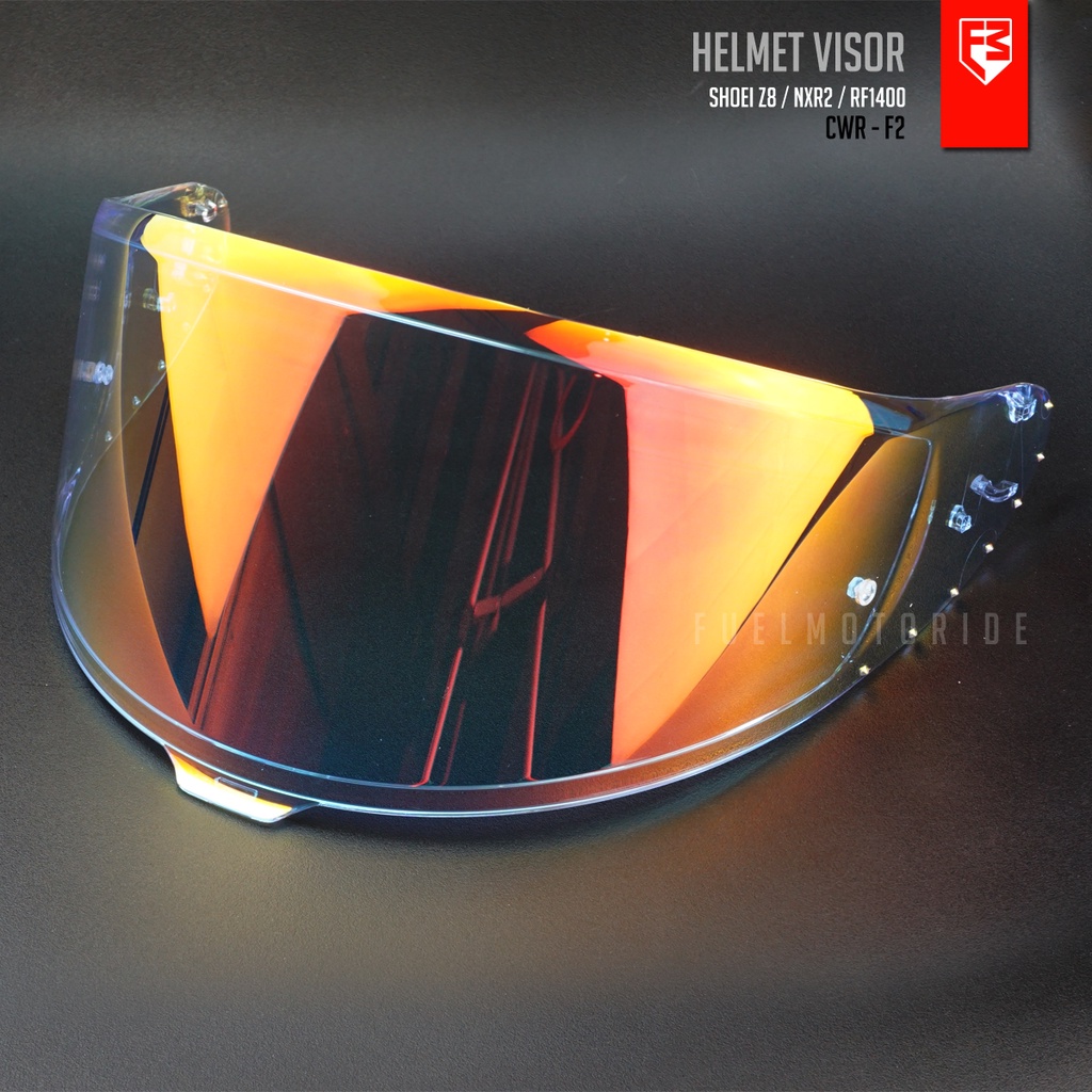 Kaca Helm Visor Flat Shoei CWR-F2 untuk Z8 NXR2 RF1400