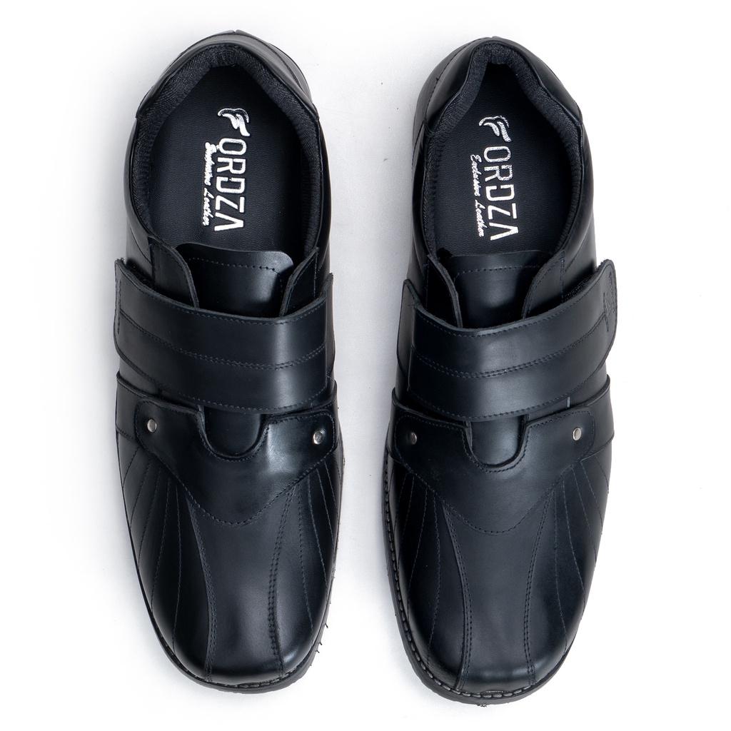 Sepatu Pria Casual Kulit Asli Big Size Semi Formal Model Strap Original Fordza 6060