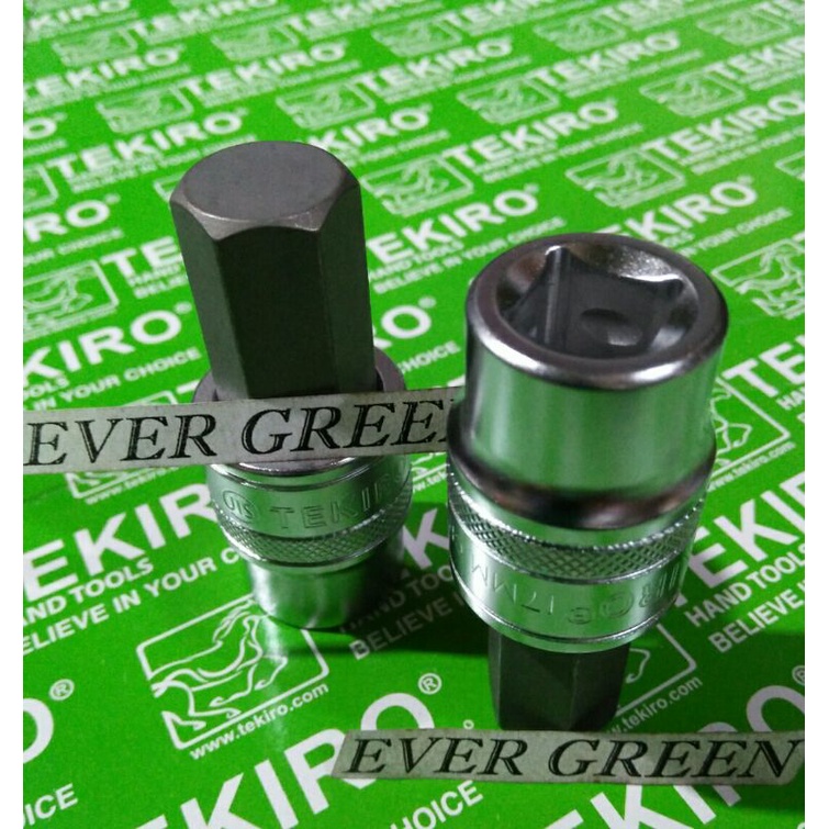 MATA KUNCI Shock SOK L biasa Pendek : 4/5/6/7/8/10/12/14/17/19 mm TEKIRO ... sedia Treker Stang Kunc