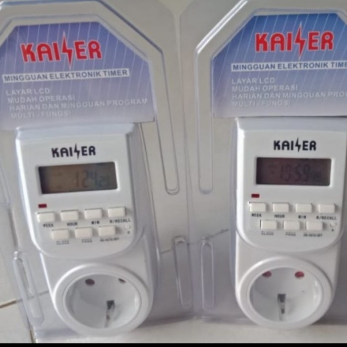 Timer Digital kaiser / Stopkontak Timer Digital Kaiser