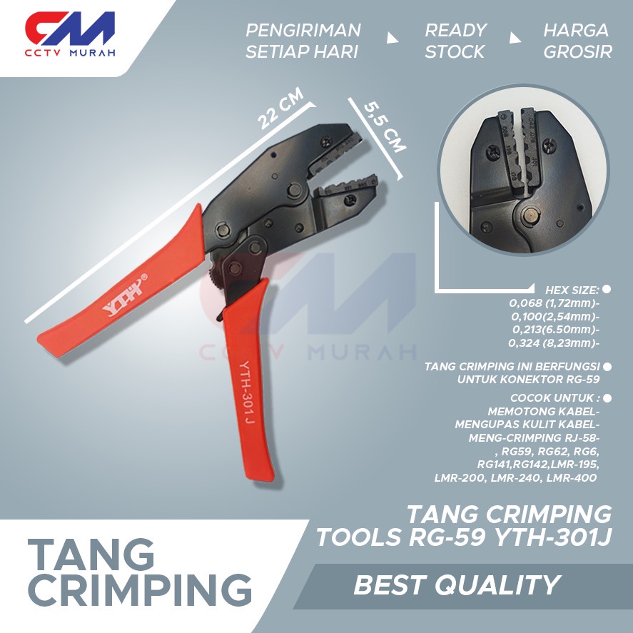 Tang Crimping Tools RG59 Tipe T-701