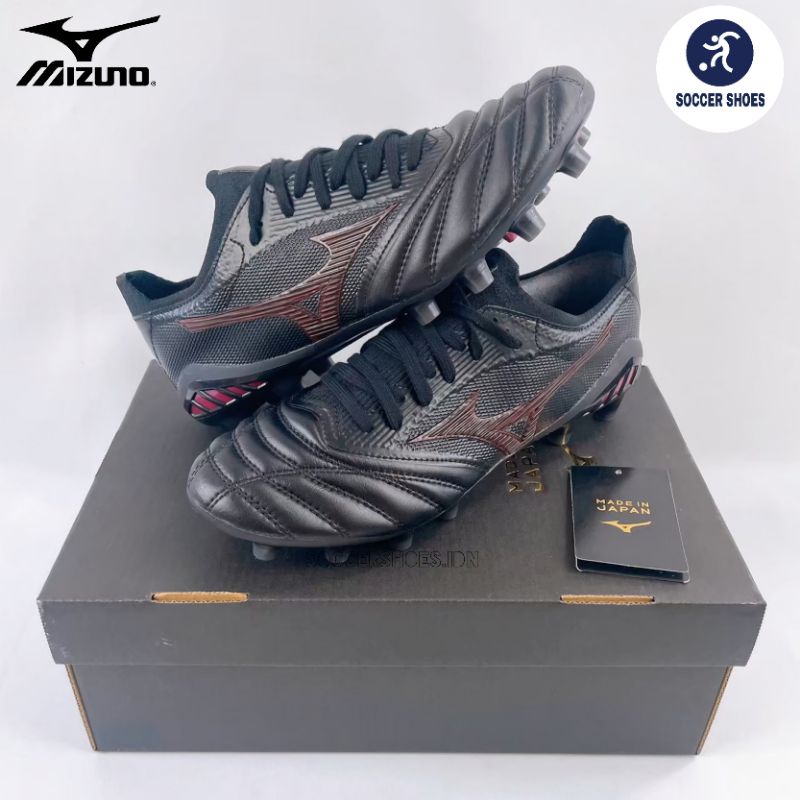 SEPATU BOLA MIZUNO MORELIA NEO 3 BETA ELITE BLACK VENOM FG