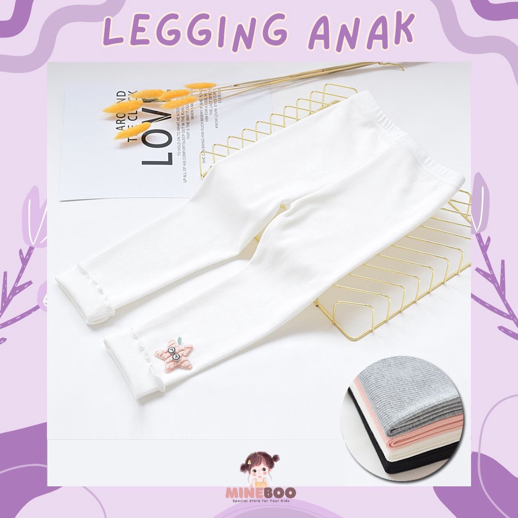 mineboo SMILESTAR legging anak perempuan 1-6 tahun motif bintang