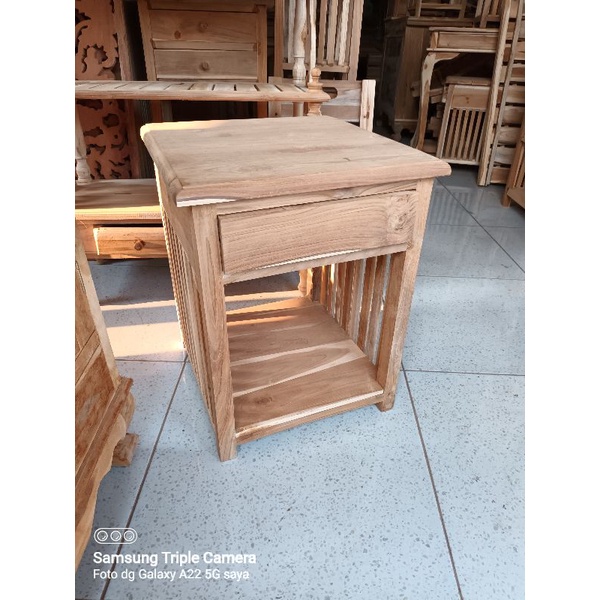 Nakas Kayu Jati Meja Dispenser Meja Dapur Meja Sudut Meja Bumbu kayu jati