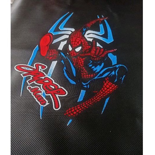 Sarung Kulit Jok Spiderman Motor Beat Mio Vario Xeon Vega Revo Supra Jupiter Satria Vixion  Blade