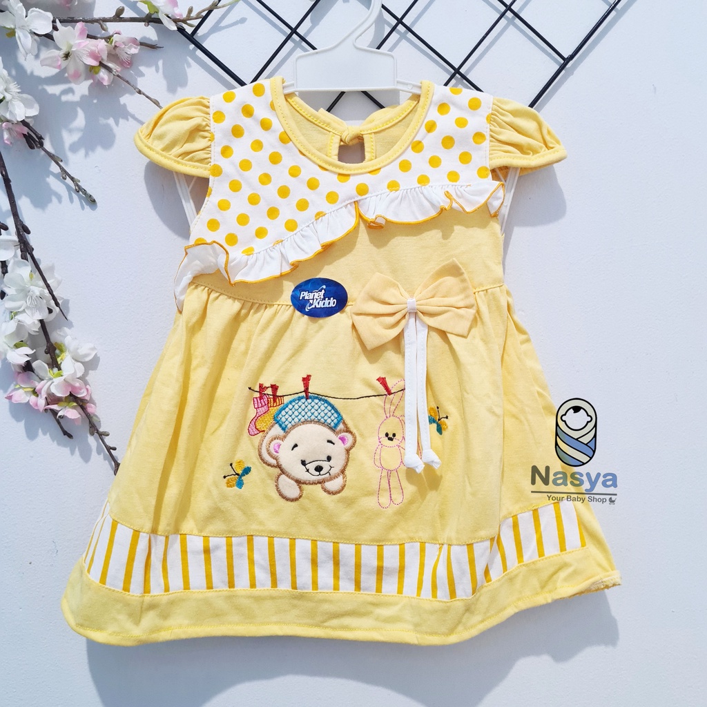 [PB-001] Dress Bayi Perempuan lucu terbaru (usia 0-6 bulan)