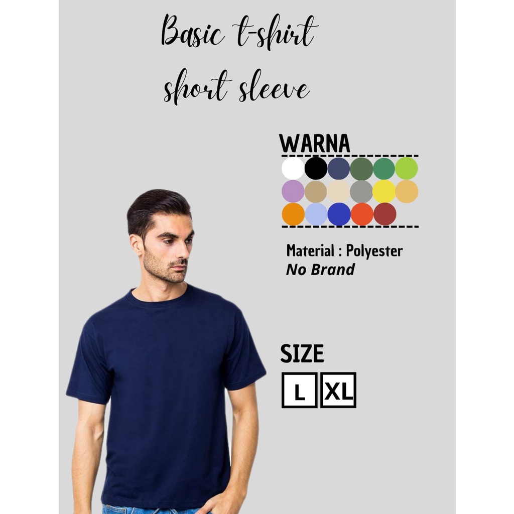 PROMO TERMURAH baju kaos polos pria wanita DEWASA LENGAN PENDEK WARNA WARNI LOKAL BAJU OBLONG UNISEX