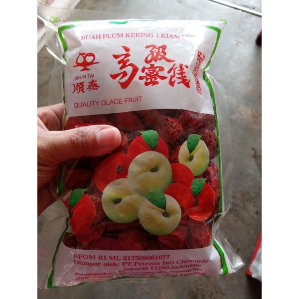 

BUAH PLUM KERING 300GRAM/KIAM MEI/HAM MOI/CEMILAN/KIAM BOY