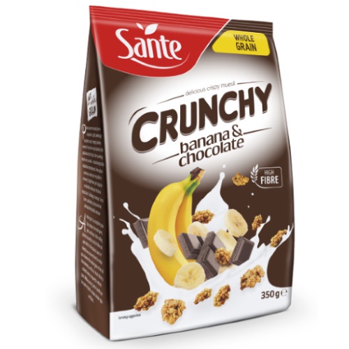 

(SEREAL) SANTE WHOLE GRAIN CRUNCHY BANANA & CHOCOLATE 350GR