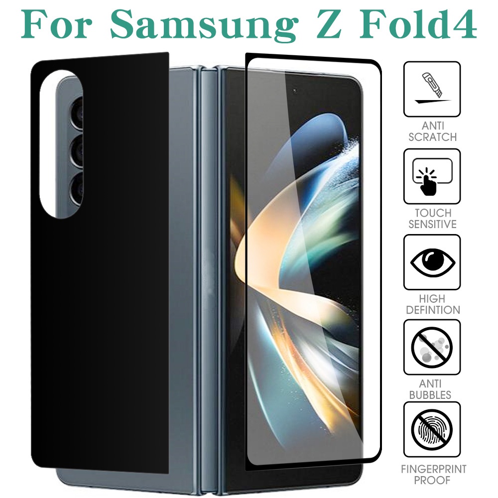 Pelindung Layar Tempered Glass Anti Gores Untuk Samsung Galaxy Z Fold 4