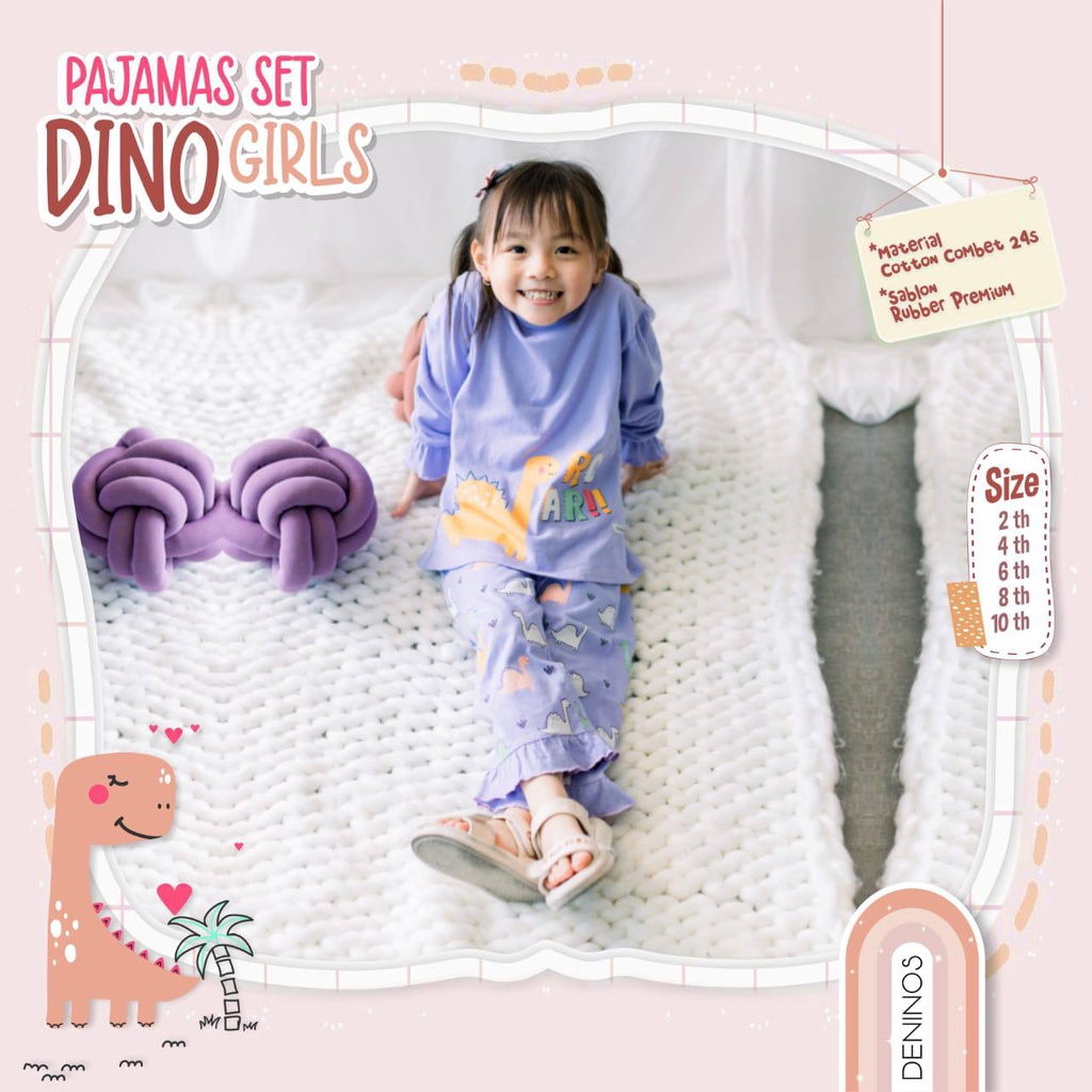 Set Double Ruffle  Dino series Deninos