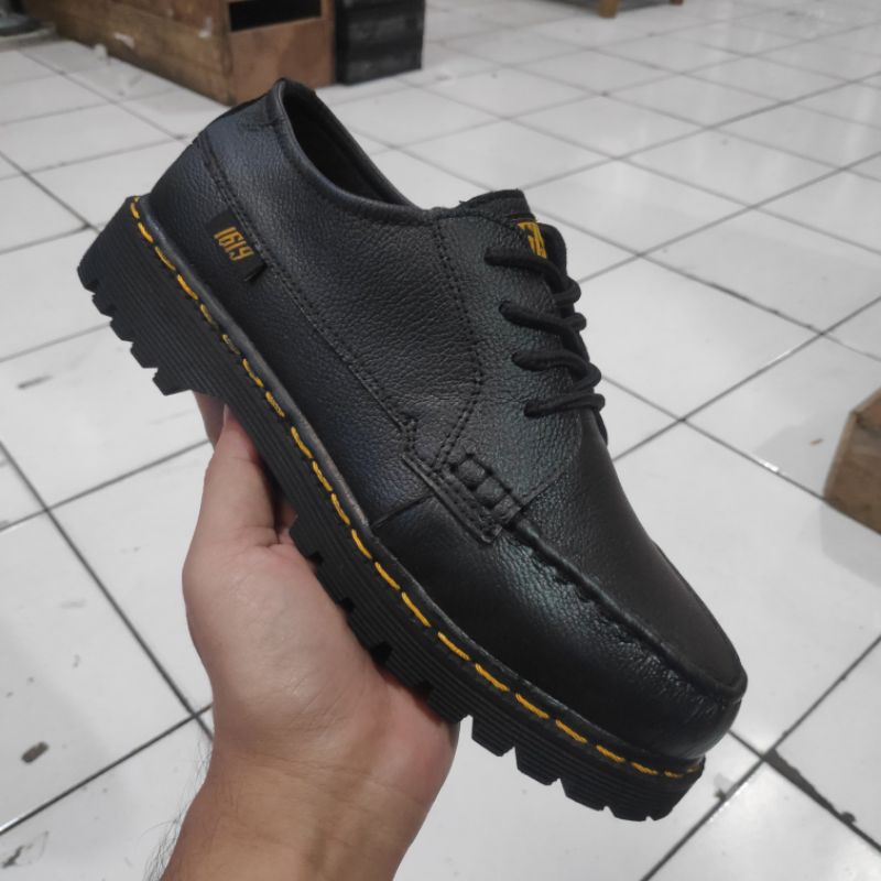 MORBID (KULIT ASLI) Sepatu Formal Pria Pantofel Kulit Asli Oxfod Casual Hitam