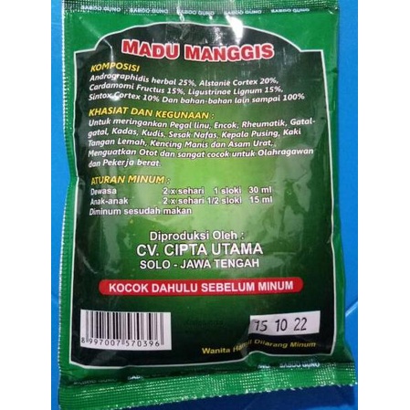 

TERMURAH Y9632 JAMU MADU MANGGIS ㊋