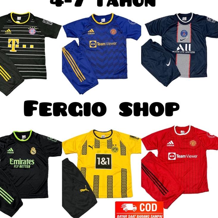 koden4N8z--Stelan kaos bola anak termurah/ jersey bola anak terbaru/ baju bola anak/ setelan bola an