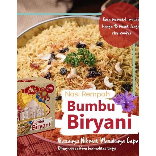 

Nasi Rempah Instan / Bumbu BIRYANI / 300gr