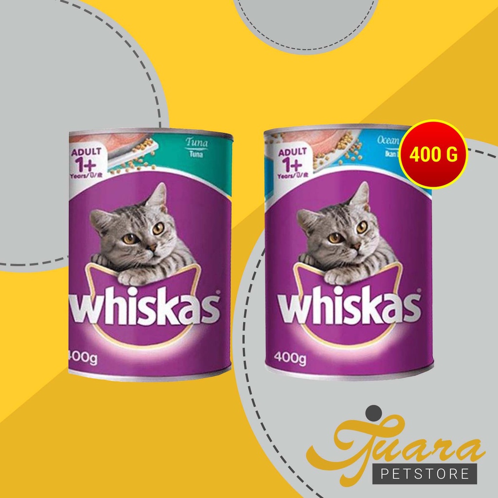 Whiskas Kaleng / Can 400 Gram ( Wet Food )