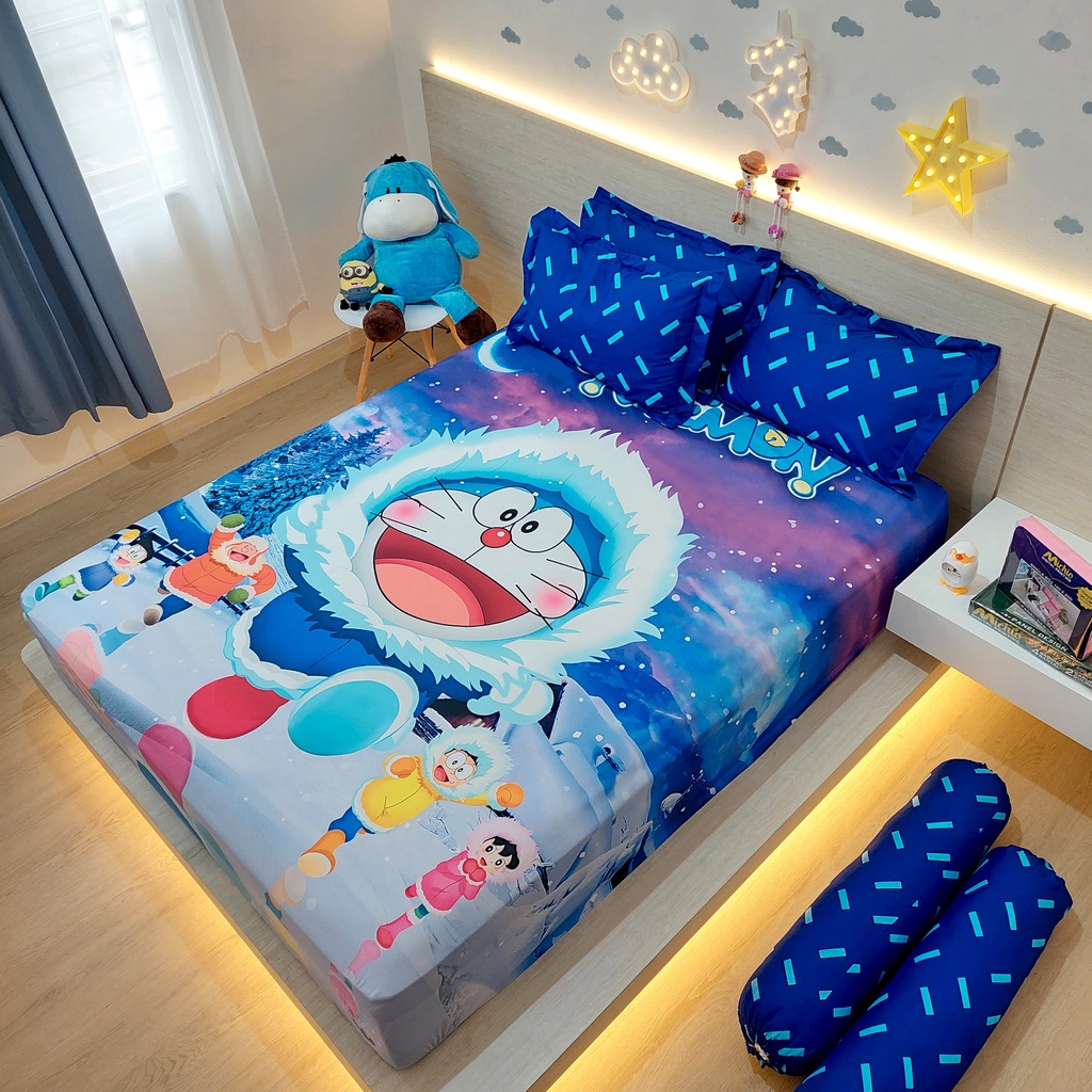 RG Sprei Full Printing Panel Bahan Katun Organik Tinggi 30 ukuran Besar / size 120 x 200 x 30 / Sprei Digital Printing HD Printing / Sprei Karakter Anak / Sprei Katun Organik / Sprei Single