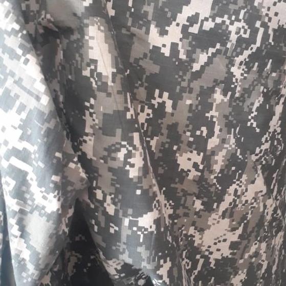 Bahan kain Loreng dessert Gurun accupat Marpat woodland~RIPSTOP TR