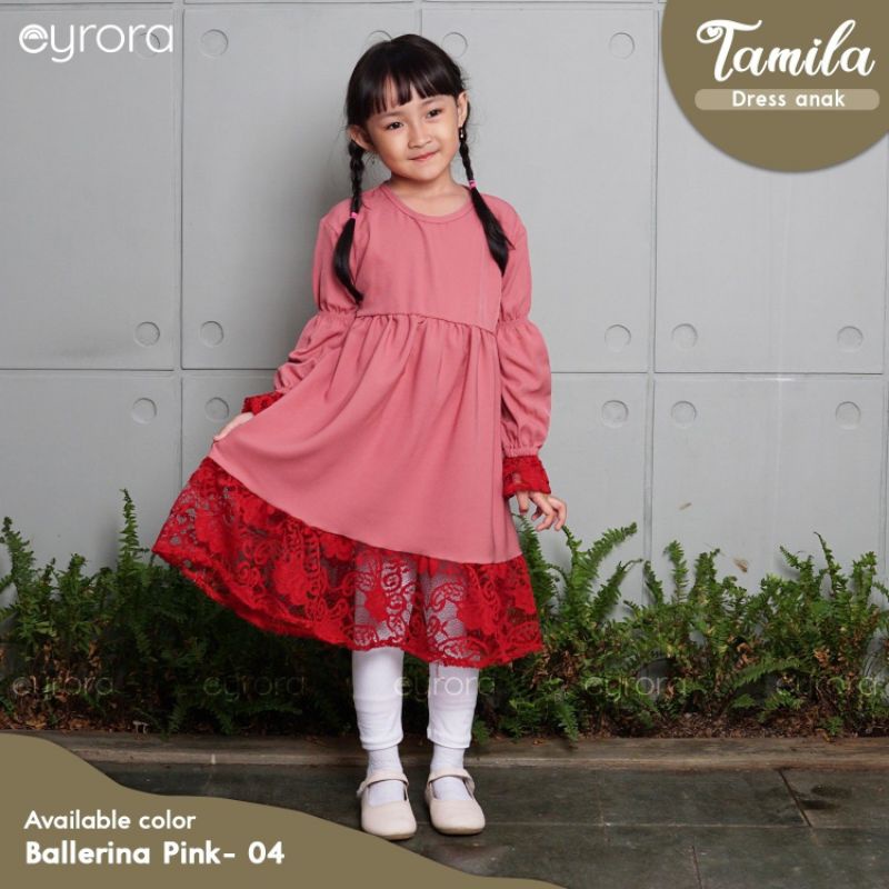 Tunik Brokat Anak || Tamila Series By Eyrora