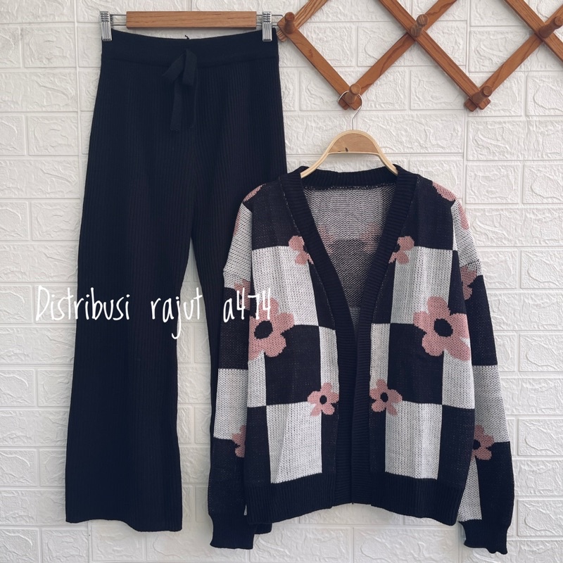 ONESET SETELAN OVERSIZE RALINE AERA KULOT DAN ROK