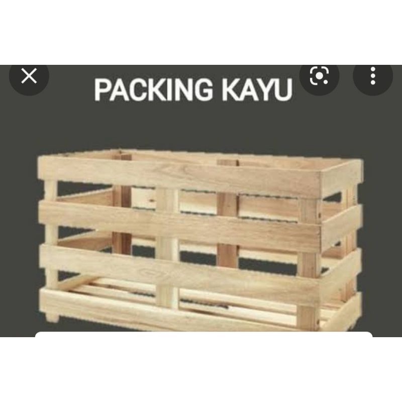 

packing kayu khusus rack box bagasi atas