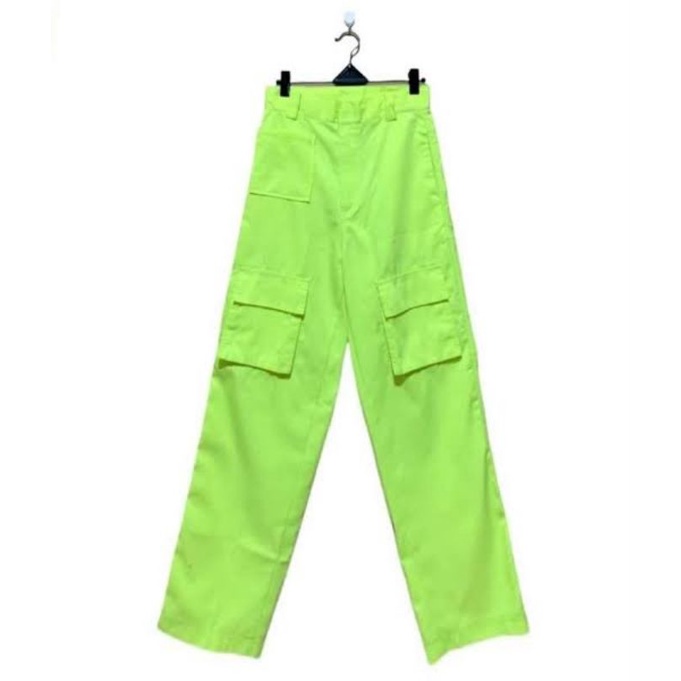 Celana Kargo Hijau Neon NCT